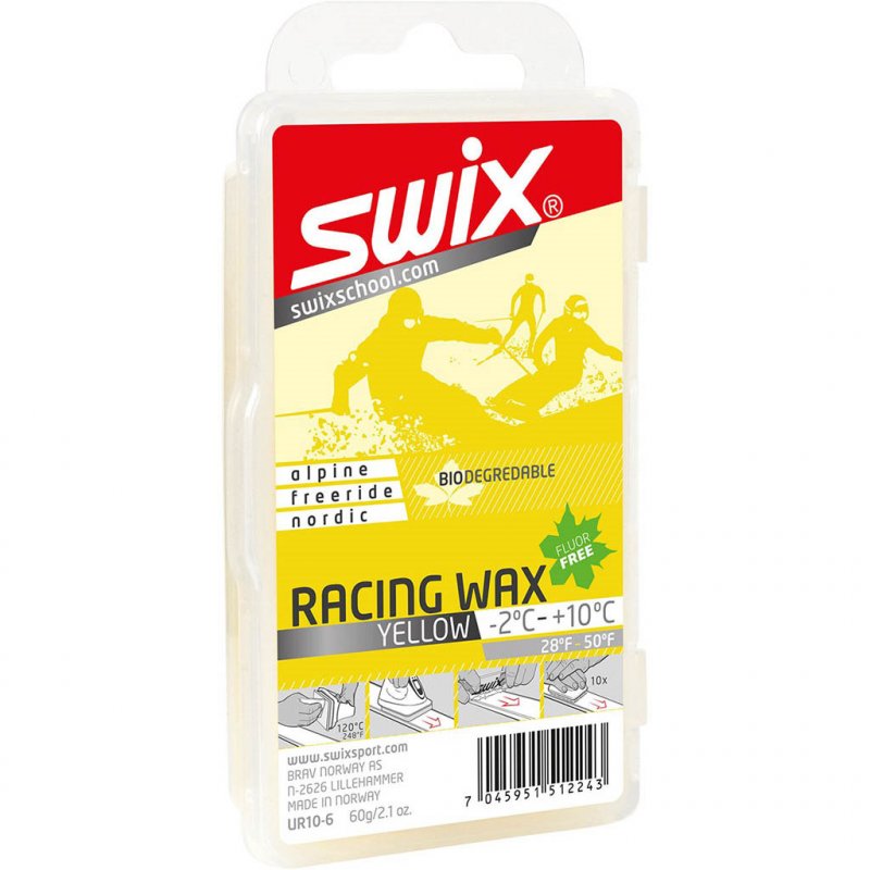 SWIX Fart Bio Racing 60g /Jaune (-2°C +10°C)
