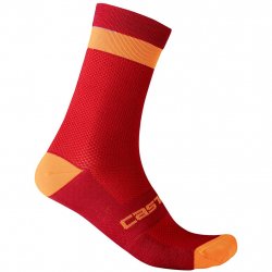 Buy CASTELLI Alpha 18 Sock /pro red brilliant orange
