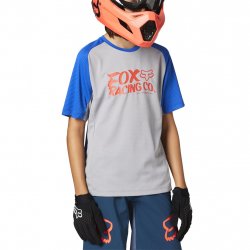Buy FOX Defend Ss Jersey Youth /steel gray