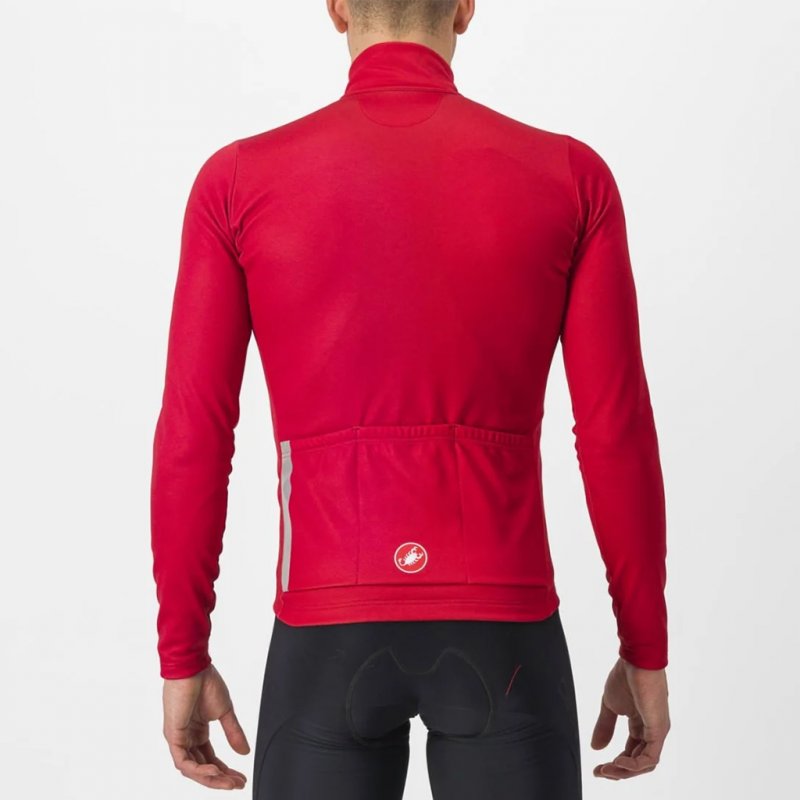 CASTELLI Maillot Entrata Thermal /rouge
