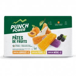 Buy PUNCH POWER Pâtes de Fruits Multipack De 6 /abricot mûre poire