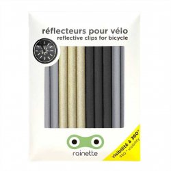 Buy RAINETTE Reflecteur Pour Rayon De Vélo 12 Pièces /argent or noir