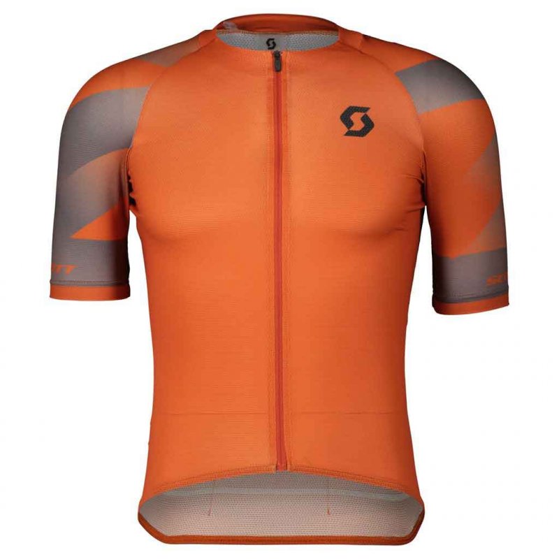 SCOTT Maillot RC Premium Climber /braze orange dark grey