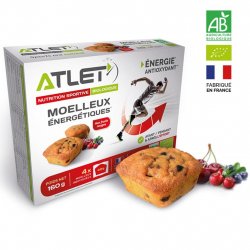 Buy ATLET Moelleux Energetiques Bio 4x40g /Fruits Rouges