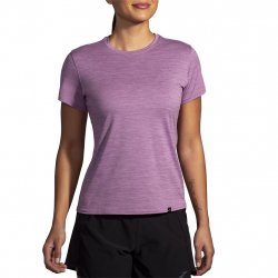 Buy BROOKS Luxe Short Sleeve W /htr washed plum