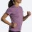 BROOKS Luxe Short Sleeve W /htr washed plum